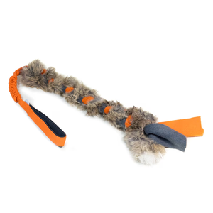 Custom Bungee Faux Fur Rabbit Dog Plush Toy
