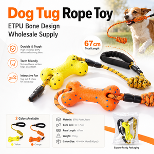 ETPU Bone Chew Tug Toy