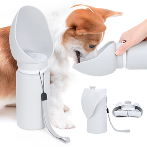 Collapsible Travel Drink Silicone Portable Outdoor Pet Dispenser Bottle