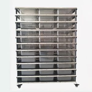 Stainless Steel Reptile Enclosure Thermostat Controlled Snake Rack Cage