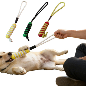 PA Handheld Dog Rope Stick Tug Toy