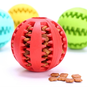 Durable Rubber Dog Bite Toy Balls
