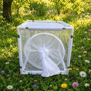 Ultra-Fine Mesh Solid Box Outdoor Reptile Terrarium Luxury Collapsible Rearing Cage