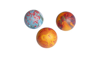 Solid rubber dog ball 8cm